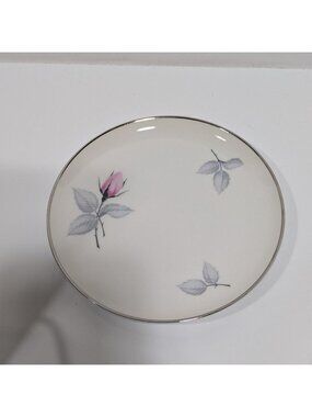 Syracuse China Bridal Rose Bread Plate Vintage Floral Design